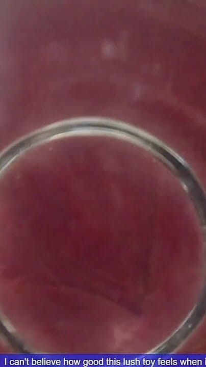 Fat Glass Dildo Inside View (Nice2three2)