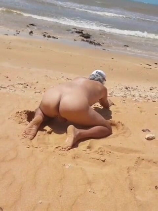 Ladysilvas: Ladysilva Nahá Sexy na pláži