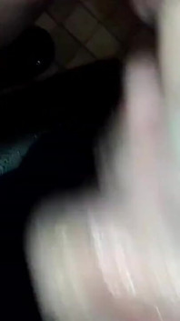 Masturbating