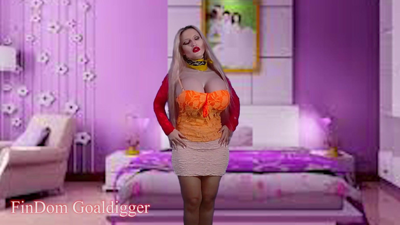 FinDom Goaldigger: Bi-training show off