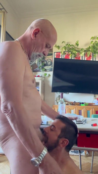 Old Stepdaddy Dominant and Boy