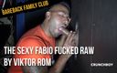 Bareback family club: Das sexy Fabio wird roh von Viktor Rom gefickt