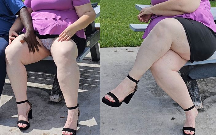 Big ass BBW MILF: Conheci um estranho no parque no meu almoço e deixei...