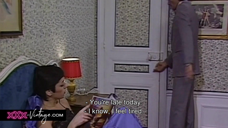XXX-Vintage: Sex senzual cu o brunetă sexy