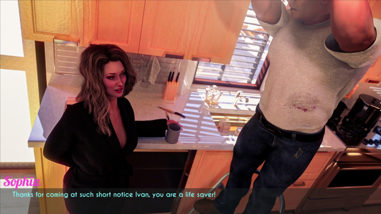 Porngame201: A Wife and Stepmother Real Fucking Sophia Can't Control Her...