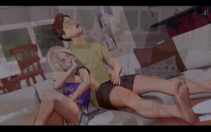 EroticKrisso: Yolsuzluk zamanı Ruby kanepede sikiliyor