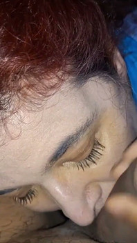 Bitch Gives Me a Blowjob in the Warehouse Before Leaving Work