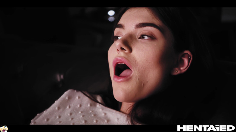 Hentaied: Real life hentai - Stephany está cachonda en el cine y...