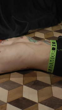 Nicky Tickling Roped Floor
