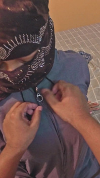 Hijabi Indonesian Girl Hides a Beautiful Body Inside Her Dress.