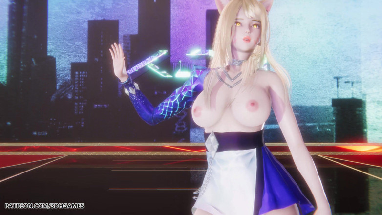 3D-Hentai Games: [mmd] Kda - Ill Show You Ahri caldo spogliarello League of...