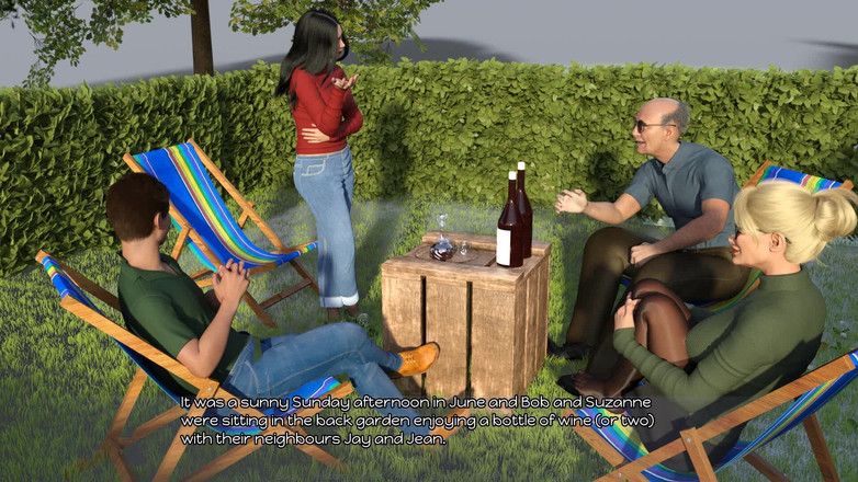 Dirty GamesXxX: Tiga Panel: Creampies untuk Isteri Panas - Episod 1