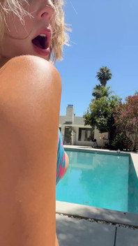 Il mio punto di vista con la bionda adorabile Lo