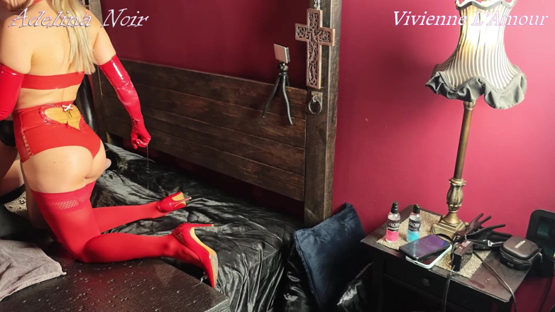 FISTINGQUEEN: Episch vuistneuken met Adelina Noir en Vivien Làmour - 2 armen één kont