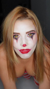 Agatha Vega Dressed as a Creepy Clown Gets Fucked Hard by Christian Clay