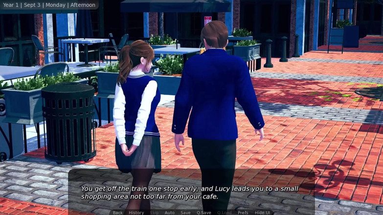 Visual Novels: Cosy Café, partie 5 - quelle taille de ton soutien-gorge ?