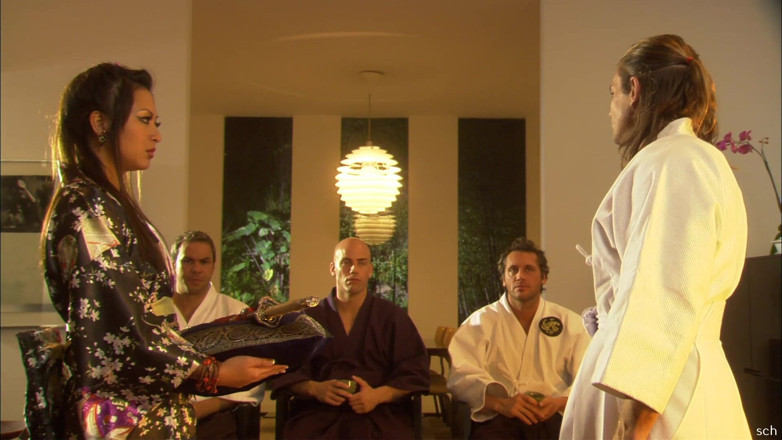 Hard raw sex: Leçon finale de samouraï