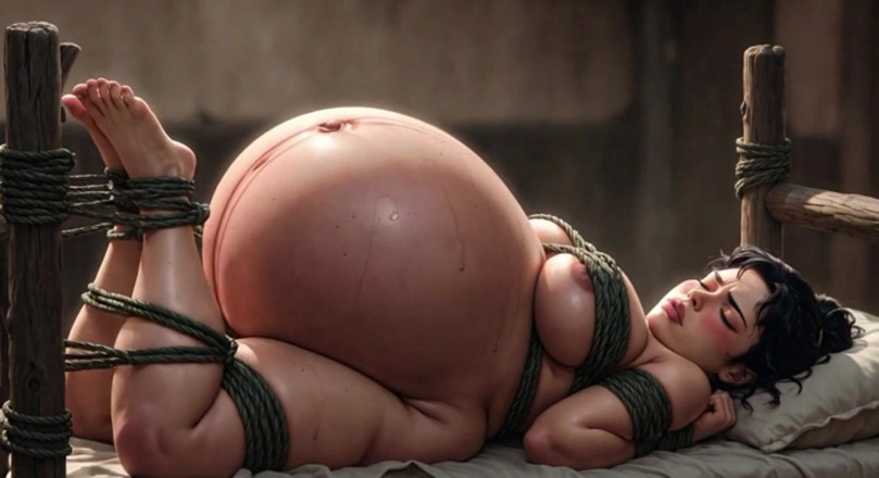 YOUR BEST FANTASY: Gadis hamil yang malang ini diikat dan dientot gaya bondage...