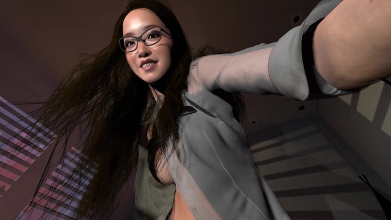 Wraith ward: Лиса азіатська дівчина катається на члені в готельному номері