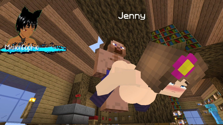 Manor Cookie: Minecraft Jenny Mod Fapcraft Různé sexuální animace pro Jenny