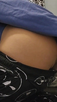Sissy Boy Puts Dildon on His Butt When He Is Home Alone.