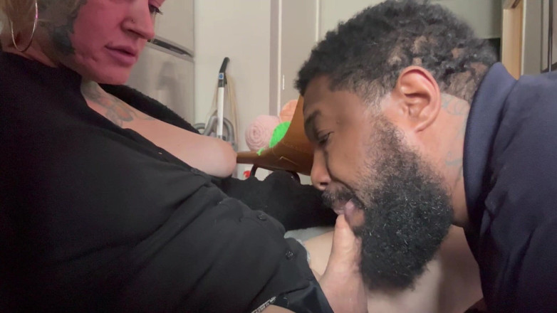 Diana Deelight: TS Diana Deelight Getting Head From Her Dark Sided Angel...