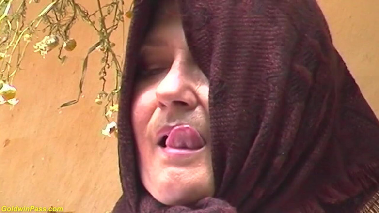 Goldwin pass: Busty hairy granny rough outdoor fucked by her young toyboy