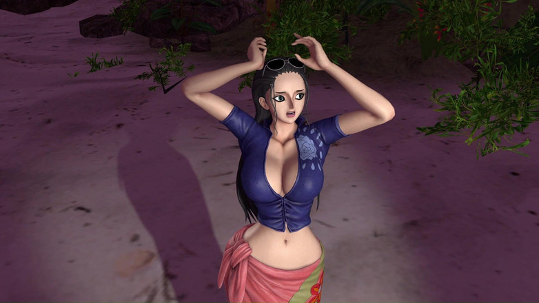 JubeiKibaFH: Nico Robin Tasted Big Black Cock