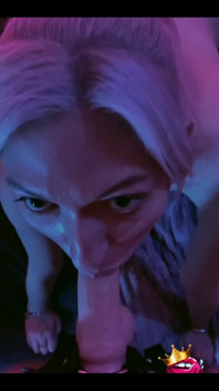 Watching Me Suck a Dildo in the Strap-on