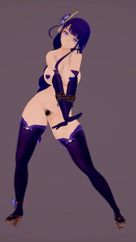 Vollbusige raiden shogun Phut hon sexy tanz, hentai-animation