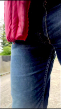 Out Walking Commando and the Monster Inside My Jeans Is Bulging Out