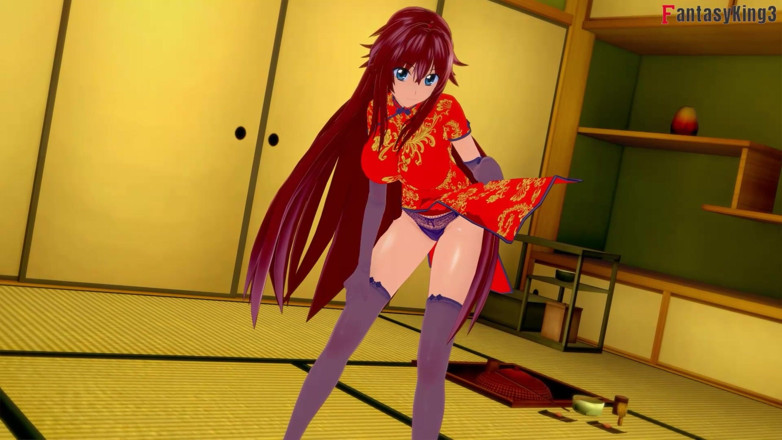 Fantasy king: Rias Gremory kimono tyohaar par seks - DXD NTR Madness Series
