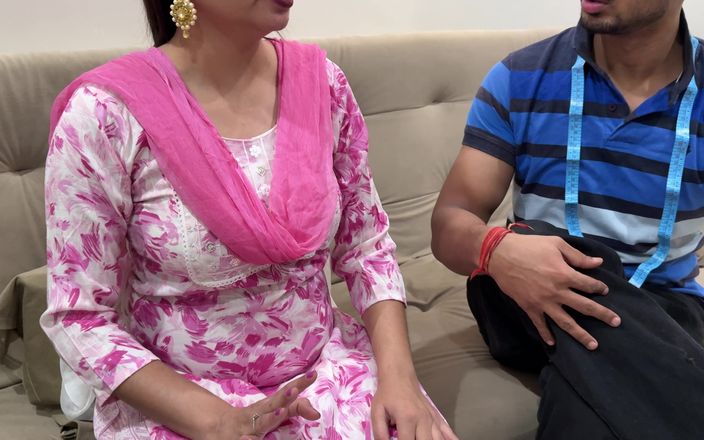 Hornycouple149: Indisk het Bhabhi sex med tailor master (hindi ljud)