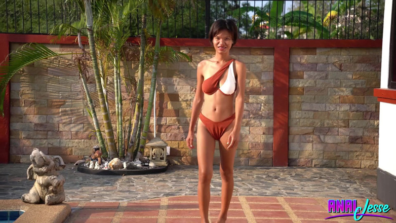 Jesse Thai: Asian Teen Swimming and Snorkeling with Glass Butt Plug