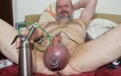 나는 절대 한계에 내 음낭을 팽창! 마지막에 사정으로!