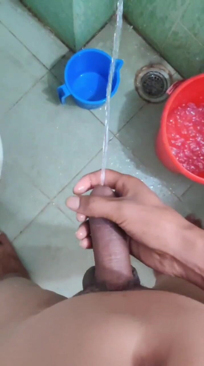 Sabbir khan: Bengali Boy's Solo Masturbation in the Bathroom
