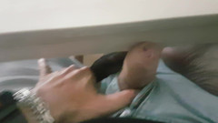 MisStockingFeet: 테이블 아래에서 풋잡 스타킹