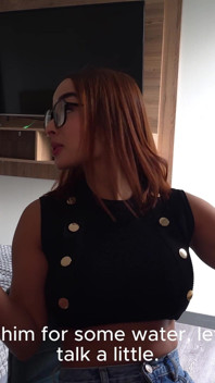 Papa, laat alsjeblieft mijn droom uitkomen en kom in mijn mond! - Abella Olsen