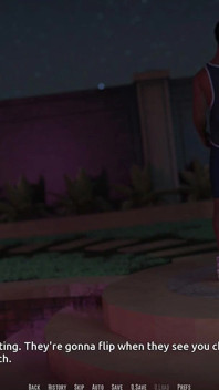 Dominos Beach 25 - Le strip-tease de Christie pour John devant Nikki et Scarlett pendant qu’il lui presse les seins