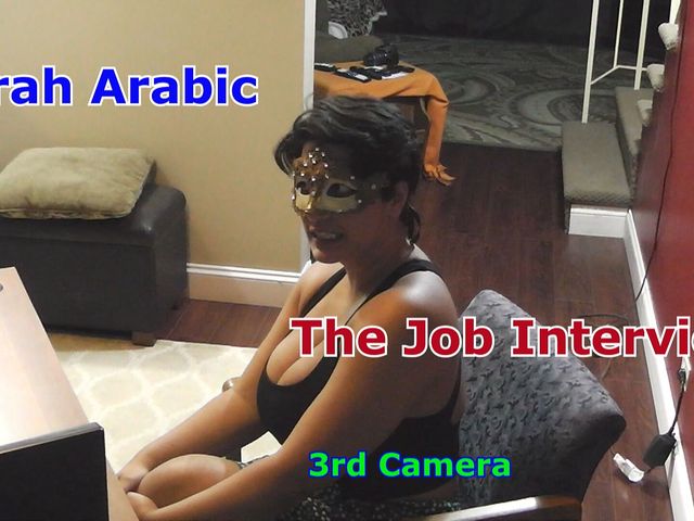 Sarah Arabic the Job Interview 3rd Camera (Average Joe xxx)