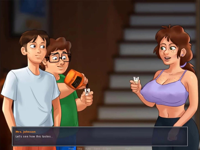 Cartoon Play: Summertime saga parte 171 - como vocês meus peitos e bunda meninos?