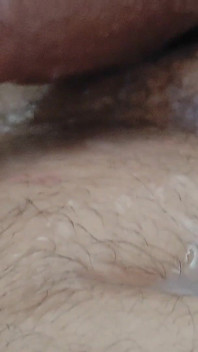 Young Dick with Phimosis Getting in the Way of the Load.