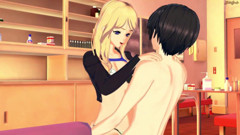 Hentai Smash: SCP 105 jedzie faceta kutasa na krześle - Hentai fundacji HENTAI