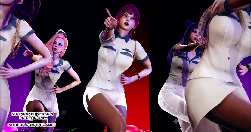 3D-Hentai Games: Itzy - aspirante a bailar caliente kpop KDA Ahri Akali Kaisa...