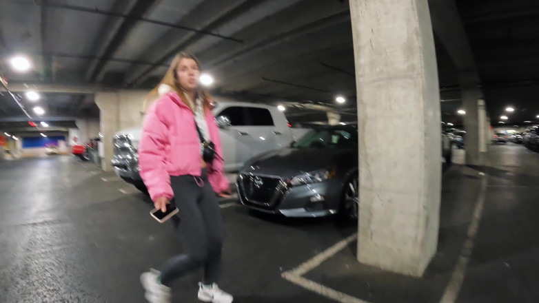 Addy Broke: Girl Sucking Dick Stranger in Car Sucked All the Cum