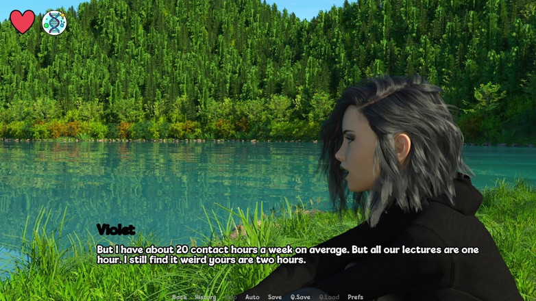 AVNTeller: Elmwood University # 23 - Encontro romântico com menina gótica peituda gostosa