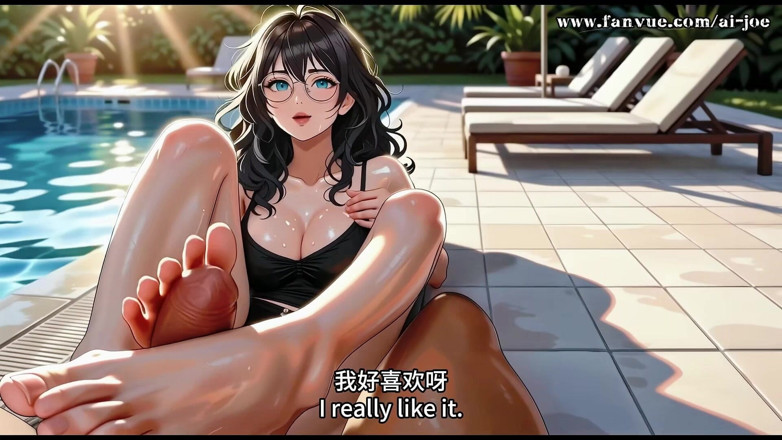 AI-JOE: Beautiful Woman with Glasses Helps Me. Episode-4. Ai-generated