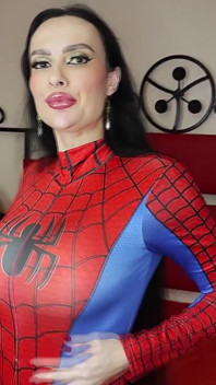 Spider Woman Femdom Ahegao cycki i tyłek kultu gooning z