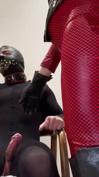 Cbt Edging Play with Inflatable Gag