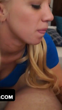 DadCrush - Pretty Assed Busty Girl Takes Huge Creampie Deep Inside Her Juicy Pussy From Stepdaddy